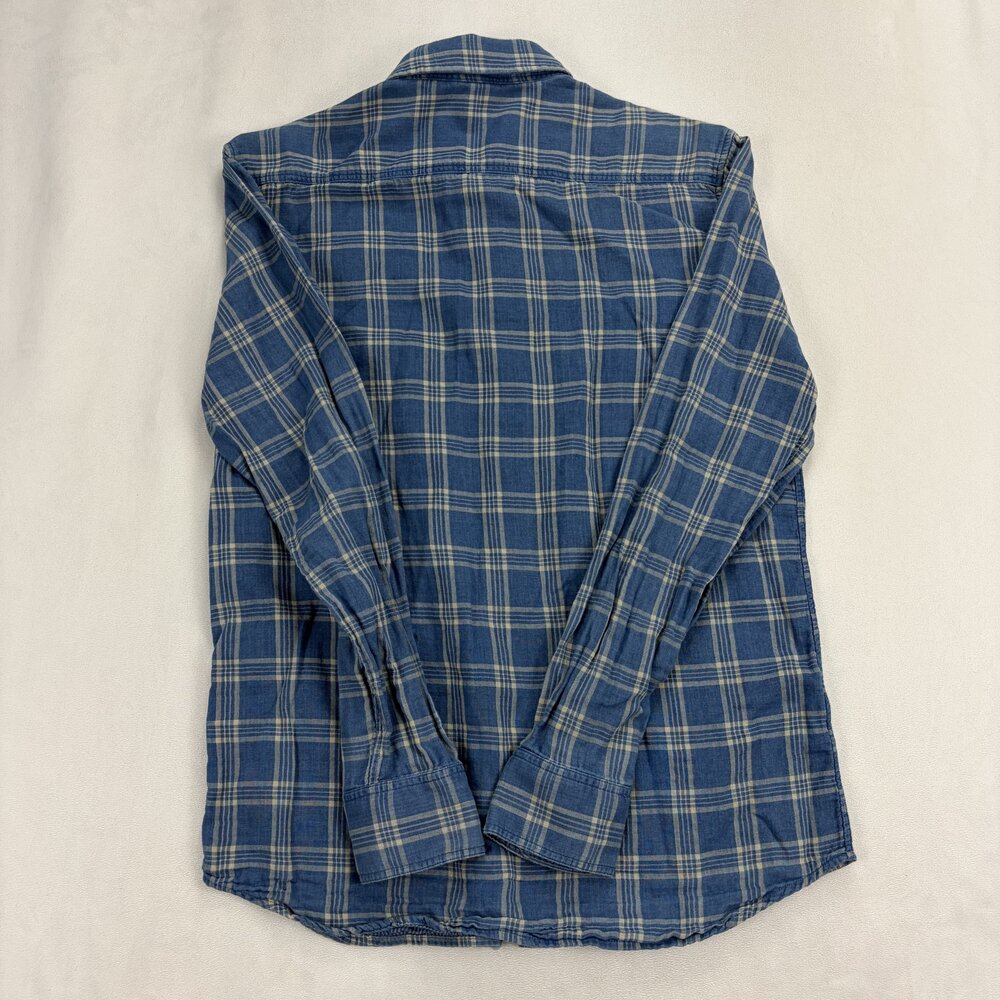 Faherty Reversible Plaid Button-Down Shirt - M - image 3
